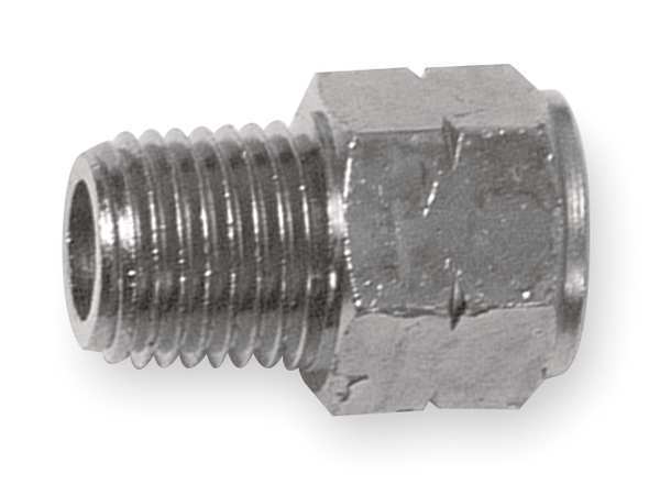 Nickel Plated Brass Adapter, FNPT x MBSP, 1/4
