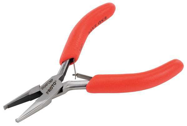 4 1/2 in Precision Diagonal Cutting Plier Flush Cut Uninsulated