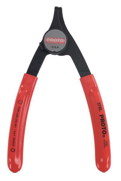 Retaining Ring Pliers, 0.090In Tip, 90 Deg