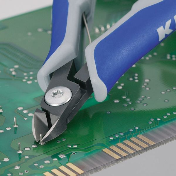 4 3/4 in Precision Diagonal Cutting Plier Flush Cut Uninsulated