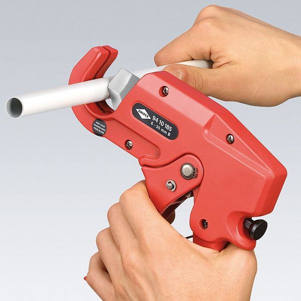 Pipe Cutter, Plastic, 7-1/4 In. L, Ratchet