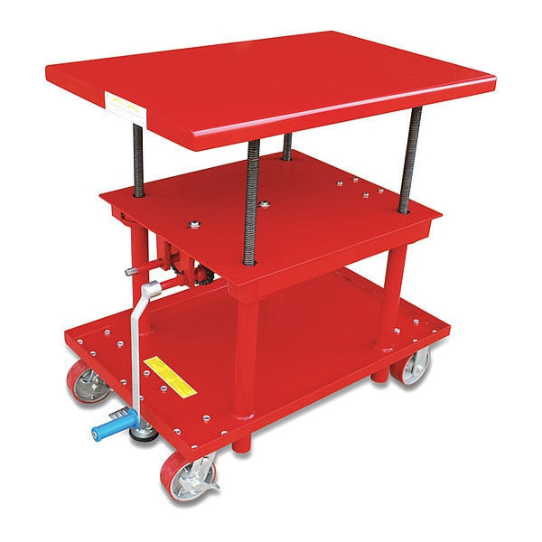 Scissor Lift Table, 2000 lb. Cap, 24