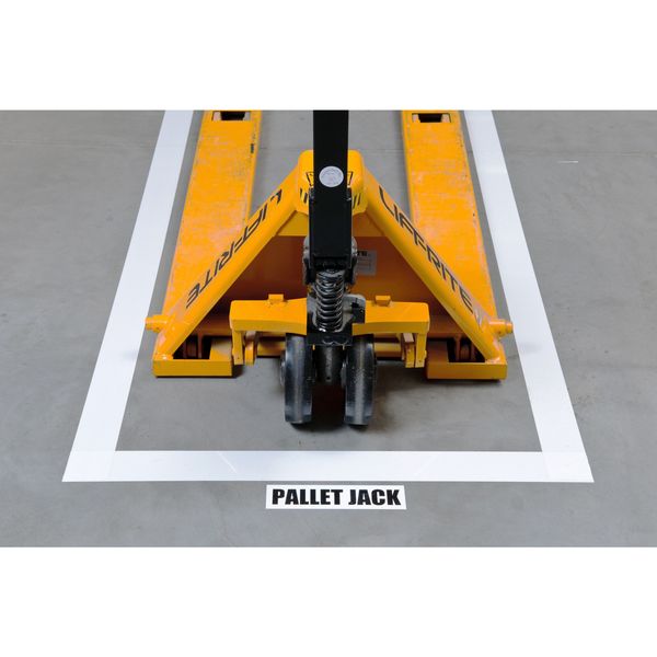 Floor Marking Tape, Square, 2 In.W, 100 ft.