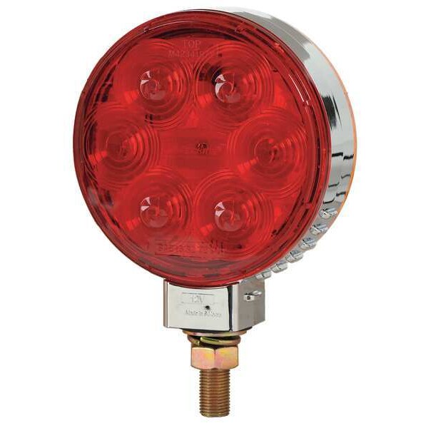 S/T/T/Park Light, LED, Amber/Red, 4-5/16Dia
