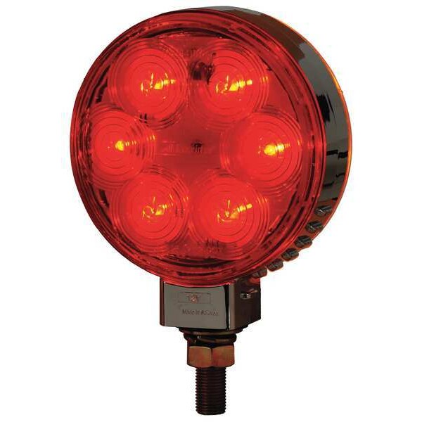 S/T/T/Park Light, LED, Amber/Red, 4-5/16Dia