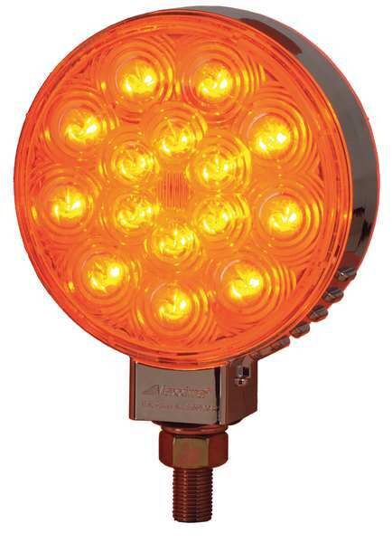 S/T/T/Park Light, LED, Amber/Red, 4-5/16Dia