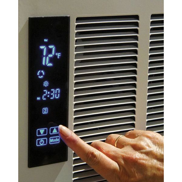 Recessed Electric Wall-Mount Heater, Recessed or Surface, 277V AC