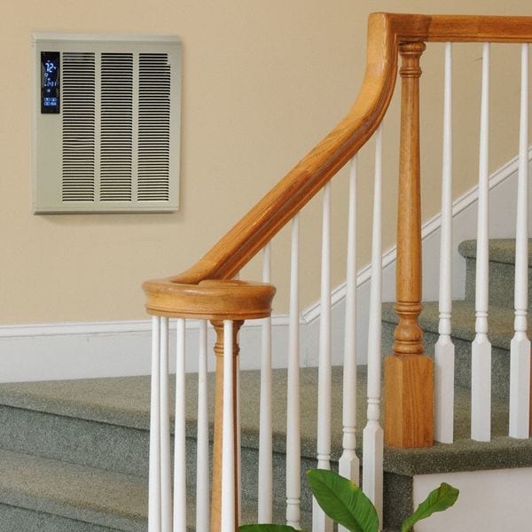 Recessed Electric Wall-Mount Heater, Recessed or Surface, 240V AC