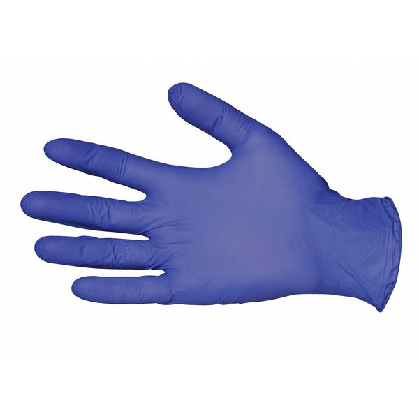 Exam Gloves, Nitrile, Powder Free, Cobalt Blue, S, 200 PK