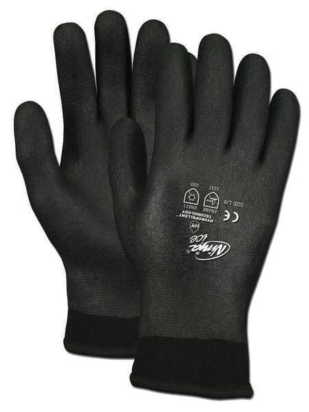 Coated Gloves, XXL, Black, PR