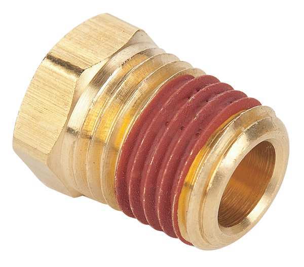 Brass Hex Head Plug, MNPT, 1/4