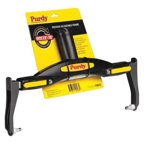 Adjustable Paint Roller Frame, Yoke, Plastic Handle, 12 to 18