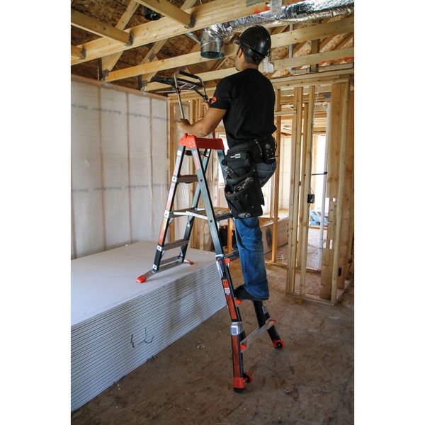 Multipurpose Ladder, 90 Degrees , Staircase, Stepladder Configuration, Fiberglass