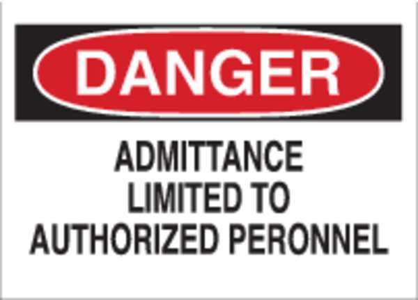 Danger Sign, 7X10