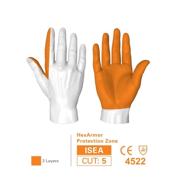 Cut Resistant Gloves, A9 Cut Level, Uncoated, XS, 1 PR