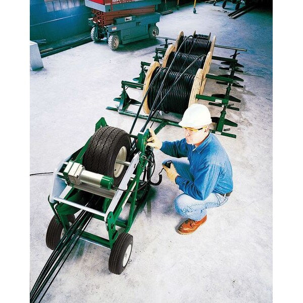 Electrical Cable Feeder, 3.5 In Dia, 115V