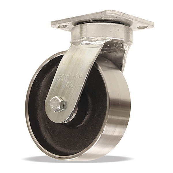 High Heat Standard Duty Kingpinless Swivel Caster, 6
