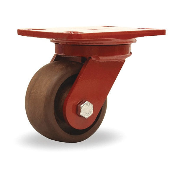 High Heat HSK Inferno Series Swivel Caster rated up to 550-deg, F, High Heat Grease