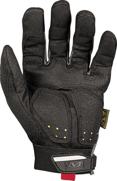 M-Pact Impact Resistant Work Gloves, Vibration Absorption, TPR, Black/Gray, Small, 1 Pair