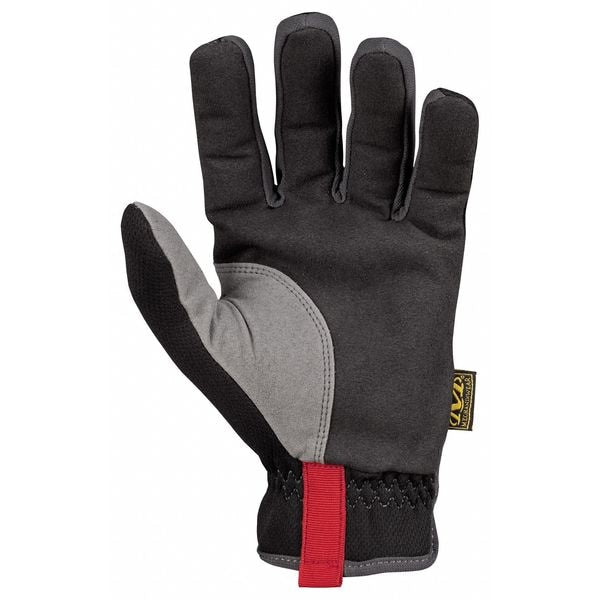 Mechanics Gloves, M, Red, Anatomically Designed Two-Piece Palm, Form Fitting Trek Dry(R)