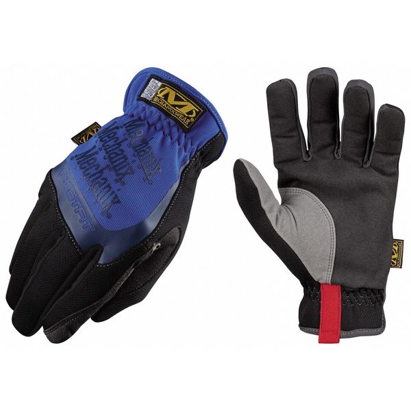 Mechanics Gloves, S ( 8 ), Blue, Synthetic Leather, Form Fitting Trek Dry(R)