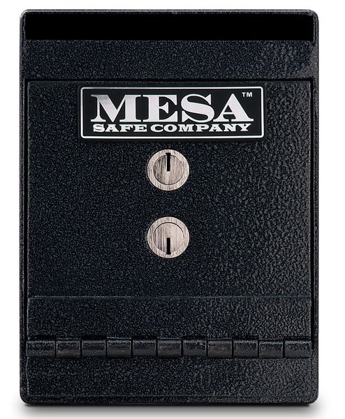 Drop Slot Depository Safe, with Dual Keyed 22 lb, Hammered Gray, Steel
