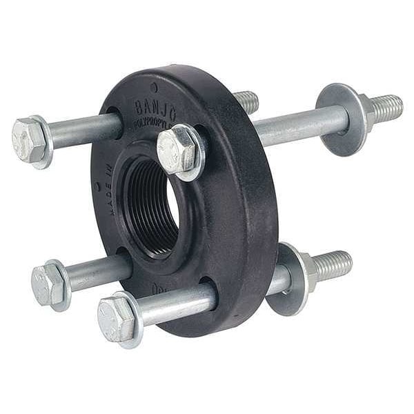 Diaphragm Pump Flange Kit, PP.1-1/2 In.