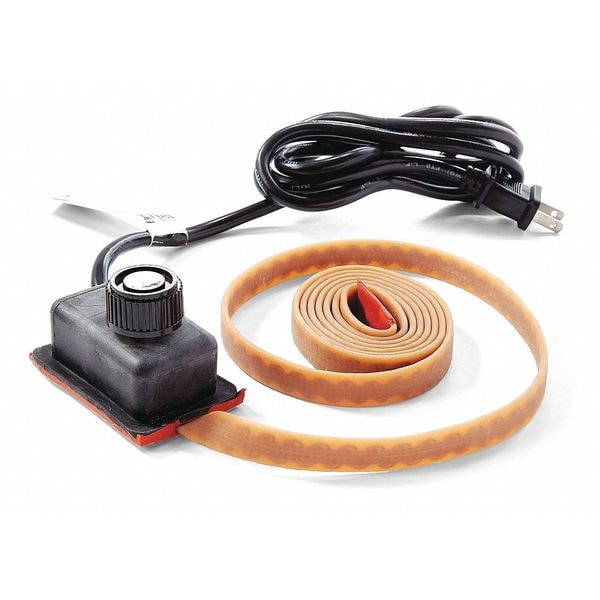 Silicone Rubber Heating Tape, 240V, 432W