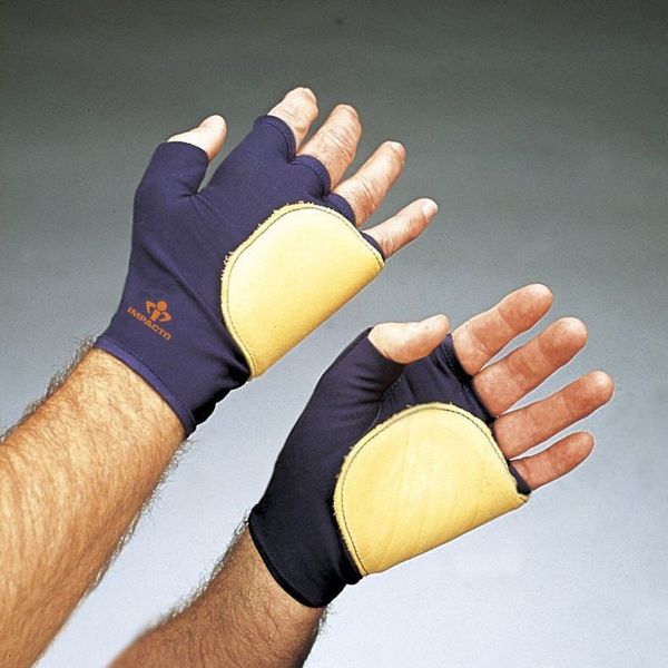 Anti-Vibration Gloves, S, Blue/Ylw, PR