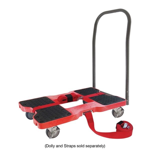 Platfrm Truck, 1500lb, 4 Swivel Castrs, Red