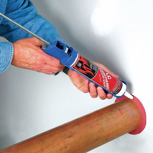 Fire Barrier Sealant, 20 oz., Red