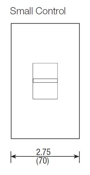 Lighting Dimmer, Slide, 1-Pole, White