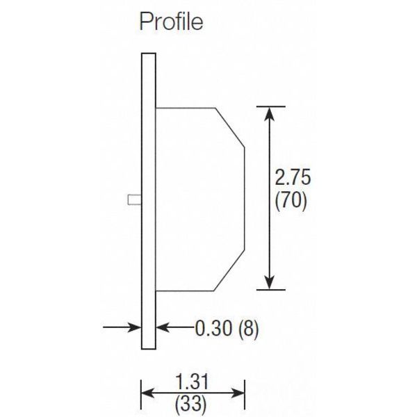 Lighting Dimmer, Slide, 1-Pole, White