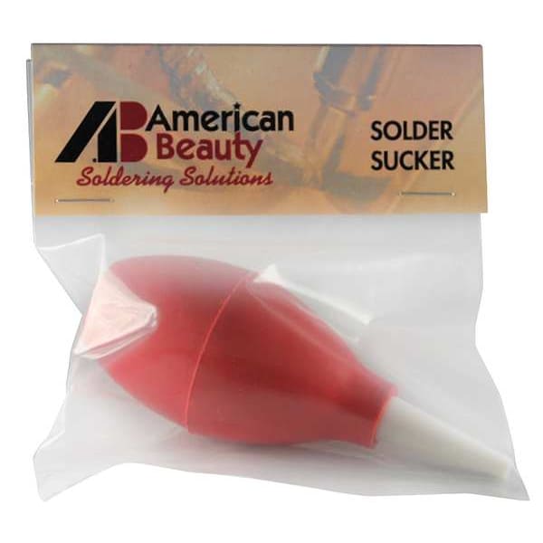 Desoldering Bulb, 3.5in L, Red