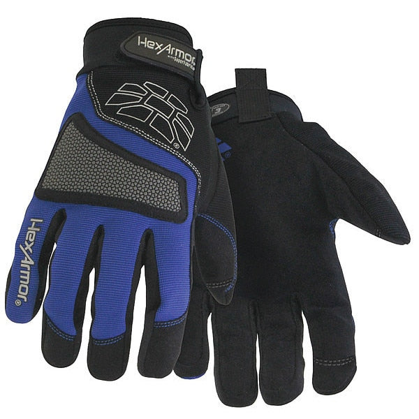 Cut Resistant Mechanics Gloves, A6 Cut Level, Uncoated, S, 1 PR