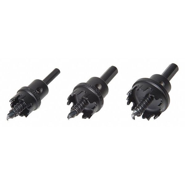 Hole Cutter Kit, 5 PC, Tungsten Carbide