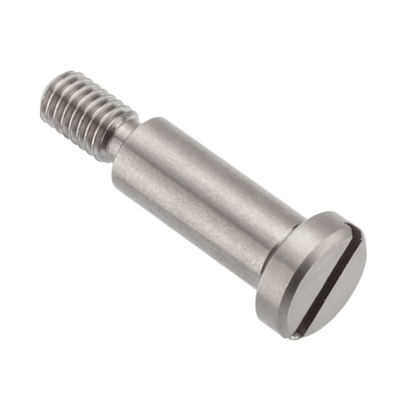 Shoulder Screw, 6g Thr Sz, 11mm Thr Lg, 25 mm Shoulder Lg, 18-8 Stainless Steel
