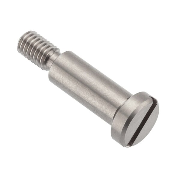 Shoulder Screw, 6g Thr Sz, 11mm Thr Lg, 30 mm Shoulder Lg, 18-8 Stainless Steel