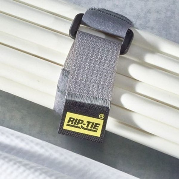 Back-to-Back Strap, No Adhesive, 30 in, 1 in Wd, Brown