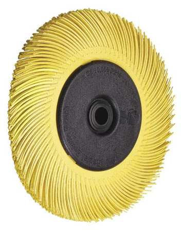 Radial Bristle Brush,t-c,7-5/8x1,80g,pk2