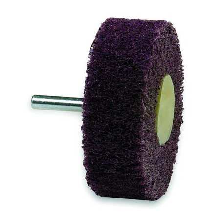 Flap Wheel,non-woven,3x1x1/4in Shank (10