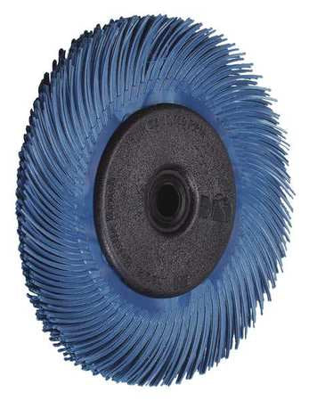 Radial Bristle Brush,tc,7-5/8x1,400g,pk2