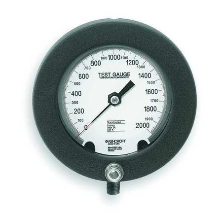 Pressure Gauge,0 To 2000 Psi,4-1/2in (1