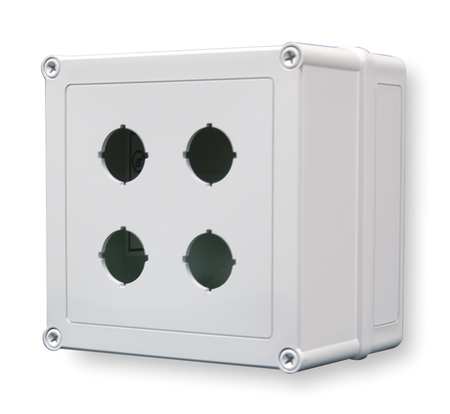 Pushbutton Enclosure,30mm,4 Hole,plastic