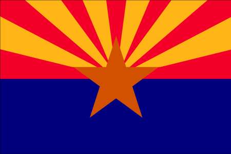 Arizona State Flag,3x5 Ft (1 Units In Ea