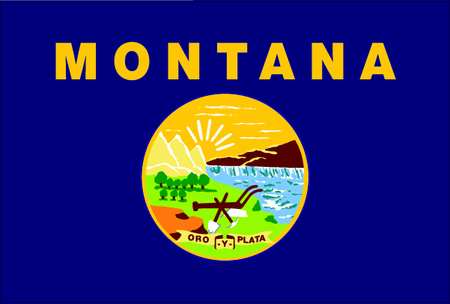 Montana State Flag,3x5 Ft (1 Units In Ea