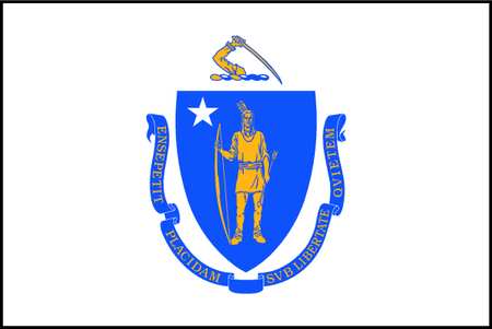 Massachusetts State Flag,3x5 Ft (1 Units