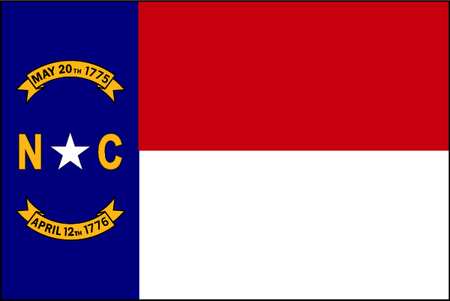 North Carolina State Flag,3x5 Ft (1 Unit