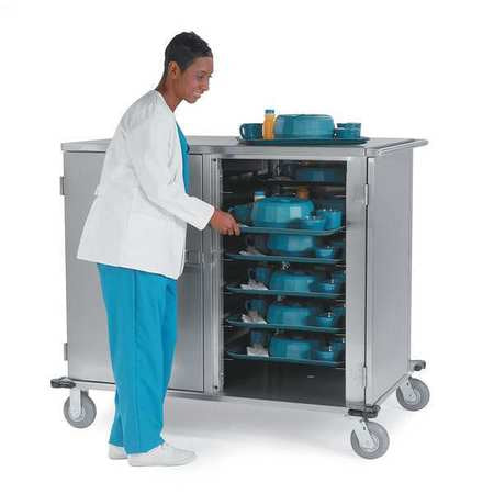 Tray Delivery Cart,stainless,33x24x58 (1