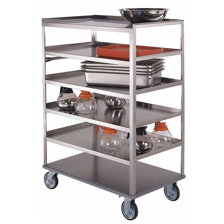 Banquet Cart,stainless,4 Shelves,50x21 (